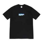 Supreme Begränsad Upplaga Box Logo Tee Svart/Blå Black, Herr