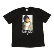 Supreme Begränsad upplaga Nasty Nas Svart T-shirt Black, Herr