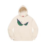 Supreme Broderade Ögon Hoodie Natur Beige, Herr