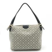 Louis Vuitton Vintage Pre-owned Canvas axelremsvskor Gray, Dam