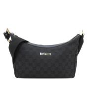 Gucci Vintage Pre-owned Canvas axelremsvskor Black, Dam