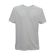Moschino Vit Bomull T-shirt V3A0707 - 9407 White, Herr