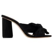 Loeffler Randall Laeder klackskor Black, Dam