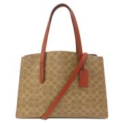 Coach Pre-owned Pre-owned Plast totevskor Brown, Dam