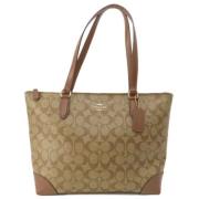 Coach Pre-owned Pre-owned Plast totevskor Brown, Dam