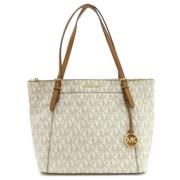 Michael Kors Pre-owned Pre-owned Canvas totevskor Beige, Dam