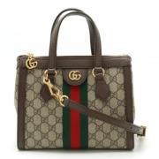 Gucci Vintage Pre-owned Laeder gucci-vskor Beige, Dam