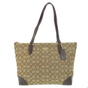 Coach Pre-owned Pre-owned Canvas totevskor Brown, Dam