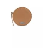 Pompei Donatella Brun Läder Crossbody-väska Brown, Dam