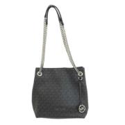 Michael Kors Pre-owned Pre-owned Canvas totevskor Black, Dam