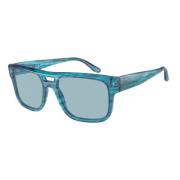 Emporio Armani Blå Acetat Solglasögon för Män Blue, Herr