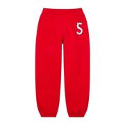 Supreme Begränsad upplaga S Logo Sweatpant Röd Red, Herr