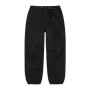 Supreme Svart Bomull Cinch Pant Limited Edition Black, Herr