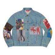 Supreme Begränsad upplaga Denim Trucker Jacket Blå Blue, Herr