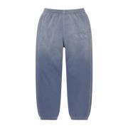 Supreme Begränsad upplaga Indigo Sweatpant Borstad Fleece Blue, Herr