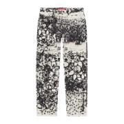 Supreme Begränsad Upplaga Svart Regular Jean Multicolor, Herr