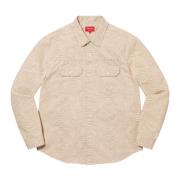 Supreme Studded Work Shirt Stone Beige, Herr