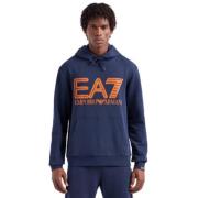 Emporio Armani EA7 Blå 3Dpm64 Pjshz Sweatshirt Blue, Herr