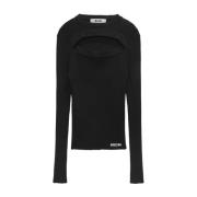 Msgm Svarta T-shirts och Polos Black, Dam