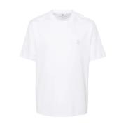 Brunello Cucinelli Herr T-shirts & Polos Kollektion White, Herr