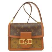 Louis Vuitton Vintage Pre-owned Canvas axelremsvskor Brown, Dam