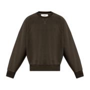 Ami Paris Sweatshirt med logotyp Green, Herr