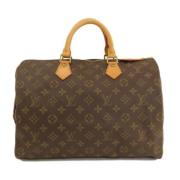 Louis Vuitton Vintage Pre-owned Tyg louis-vuitton-vskor Brown, Dam