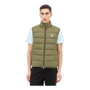 Moncler Matt Finish Dunväst Green, Herr