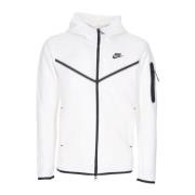 Nike Lättvikts Zip Hoodie Tech Fleece Sportkläder White, Herr