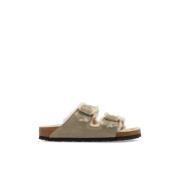 Birkenstock Arizona Shearlingtofflor Beige, Dam