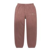 Supreme Begränsad Upplaga Brun Sweatpant Borstad Fleece Brown, Dam