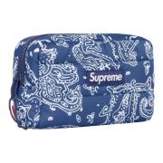 Supreme Blå Paisley Puffer Pouch Limited Edition Blue, Dam