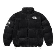 Supreme Begränsad Upplaga Svart Mocka Nuptse Jacka Black, Herr