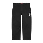 Supreme Svart Chino Pant Limited Edition Black, Herr