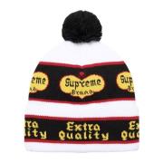 Supreme Vit Extra Kvalitet Beanie Begränsad Upplaga Multicolor, Unisex