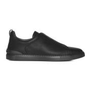 Ermenegildo Zegna Casual Sneakers för Män Black, Herr