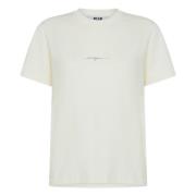 Msgm Vita T-shirts och Polos White, Dam