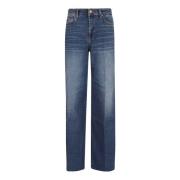 7 For All Mankind Vintage Elephant Flare Jeans Blue, Dam