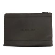 Balenciaga Vintage Pre-owned Laeder kuvertvskor Black, Dam