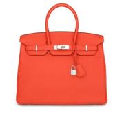 Hermès Vintage Pre-owned Laeder handvskor Orange, Dam