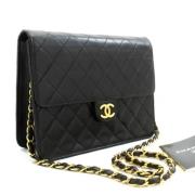 Chanel Vintage Pre-owned Laeder chanel-vskor Black, Dam