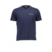 Plein Sport Blå T-shirt med Ryggtryck Blue, Herr