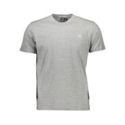 Sergio Tacchini Broderad Logotyp Rund Hals T-shirt Gray, Herr