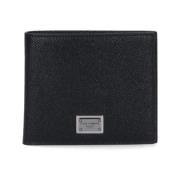 Dolce & Gabbana Svarta Bi-Fold Plånböcker Black, Herr