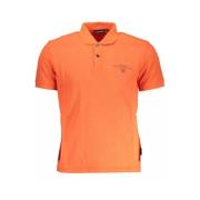 Napapijri Elegant Rosa Polo med Broderidetalj Orange, Herr