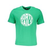 North Sails Tryckt Logot-shirt Green, Herr