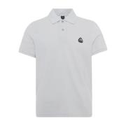 Moose Knuckles Everett Polo Stone White, Herr