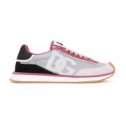 Dolce & Gabbana Grå Rosa Sneakers Gray, Dam