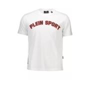 Plein Sport Sportig Elegans T-shirt White, Herr