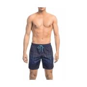 Bikkembergs Gradient Badshorts Blue, Herr